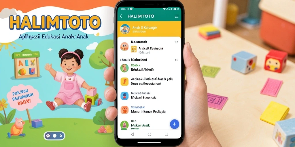 Antarmuka aplikasi HALIMTOTO yang interaktif dan menyenangkan untuk anak.