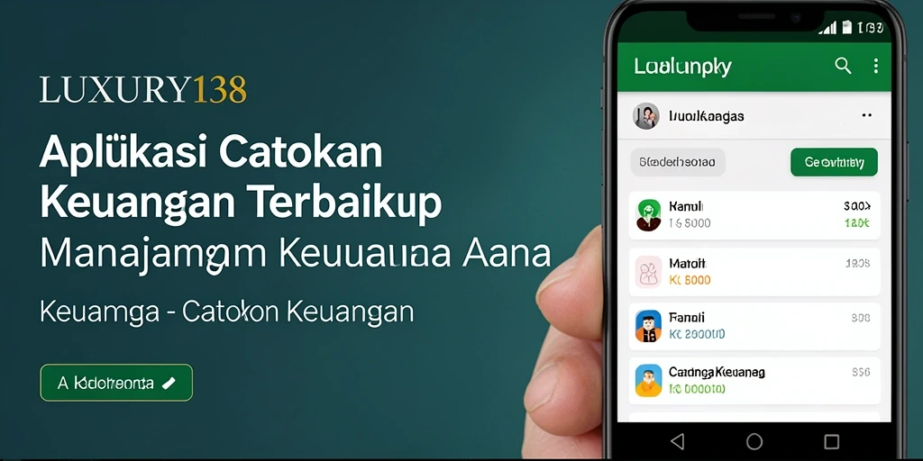 Antarmuka LUXURY138 yang ramah pengguna dalam Catatan Keuangan.