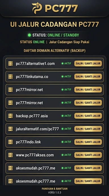 Tampilan link alternatif pc777